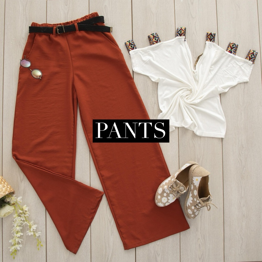 Rust Orange Women's Pants